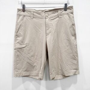 Columbia Omni-Shield Men’s Silver Ridge Cargo Short Size 32 Beige Outdoor Hiking